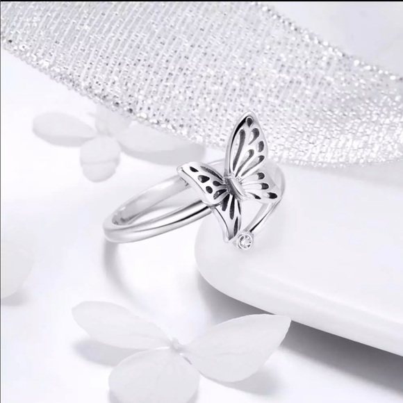 Butterfly adjustable ring - Picture 5 of 5